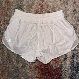 lululemon Hotty Hot White Shorts